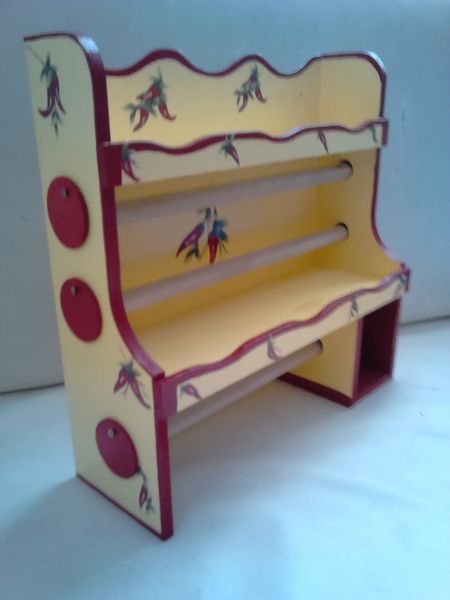 porta papel toalha pimenta(amarelo e branco)